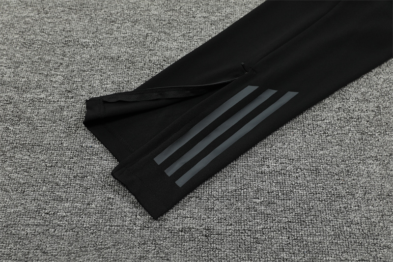 2024/2025 Al-Nassr Half-Pull Training Suit Black Football Shirt