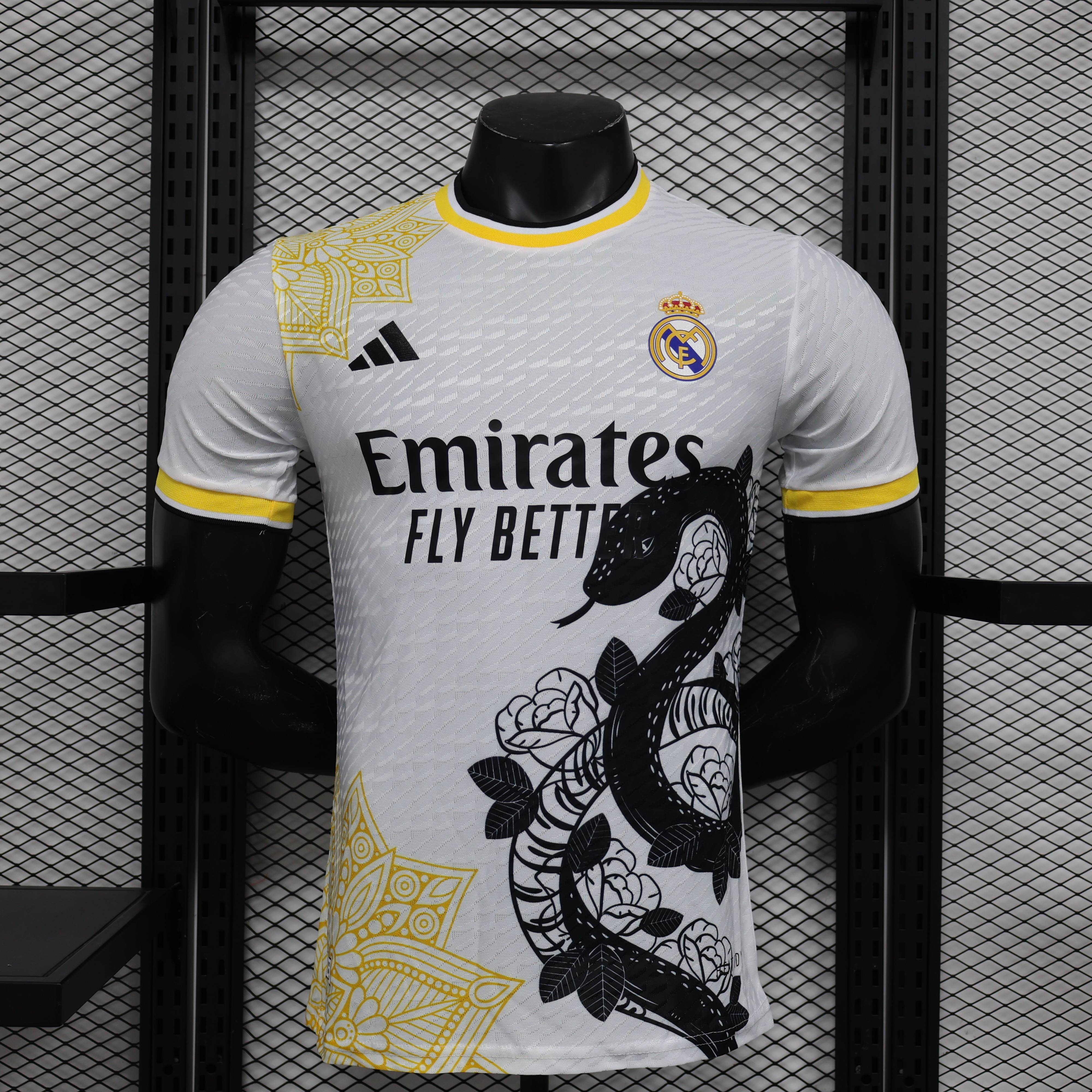 2024/2025 Real Madrid Black Snake Special Edition Football Jersey For Player Version