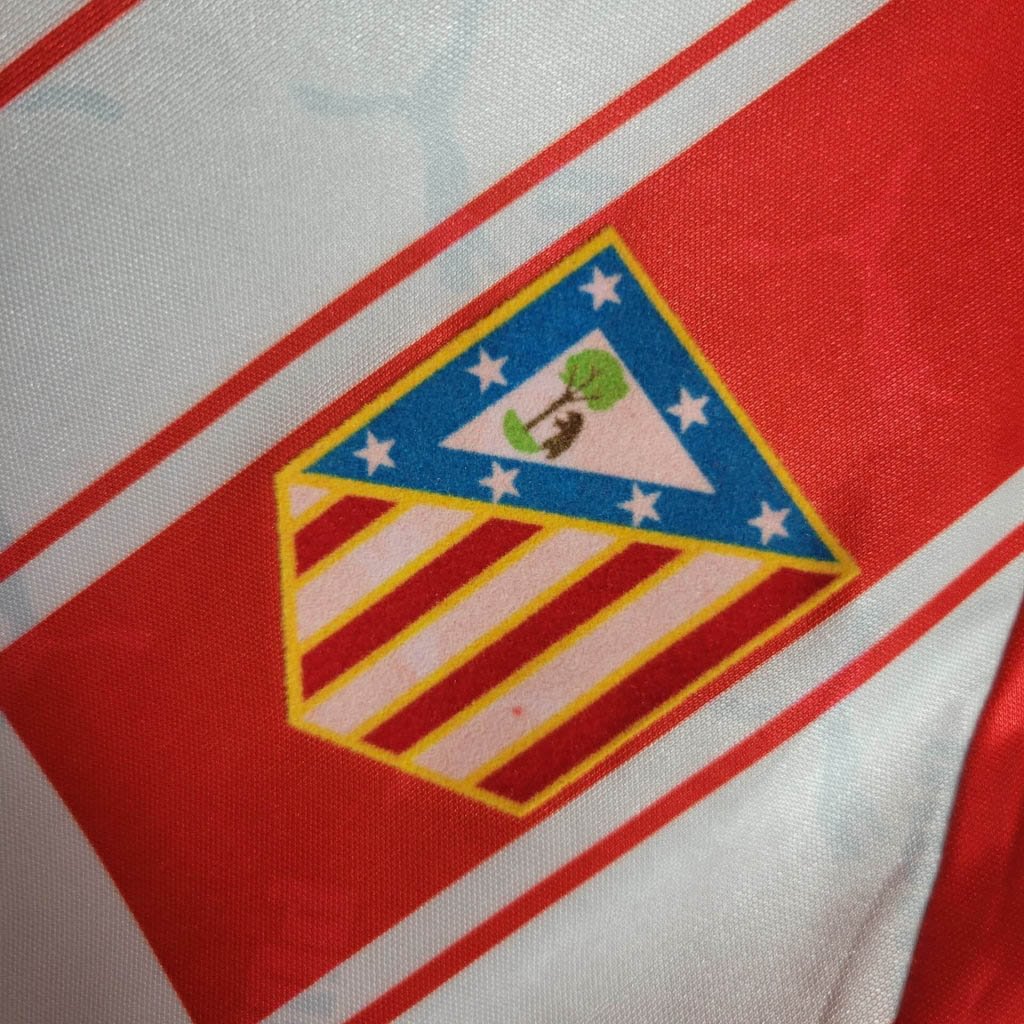 1995/1996 Retro Atletico Madrid Home Football Shirt