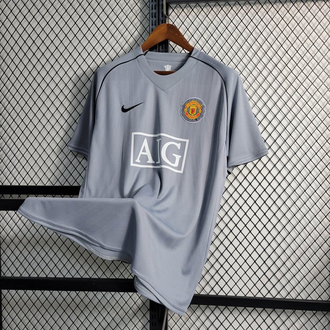2007/2008 Manchester United Retro Long Sleeve Goalkeeper Football Shirt