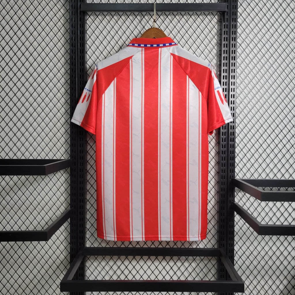 1995/1996 Retro Atletico Madrid Home Football Shirt