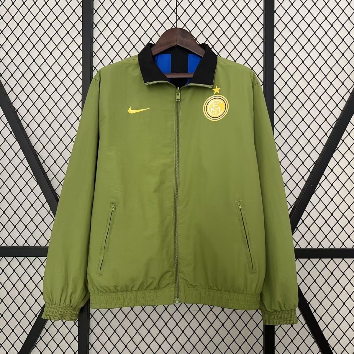 2024/2025 Inter Milan Reversible (blue-green) Windbreaker Football Shirt