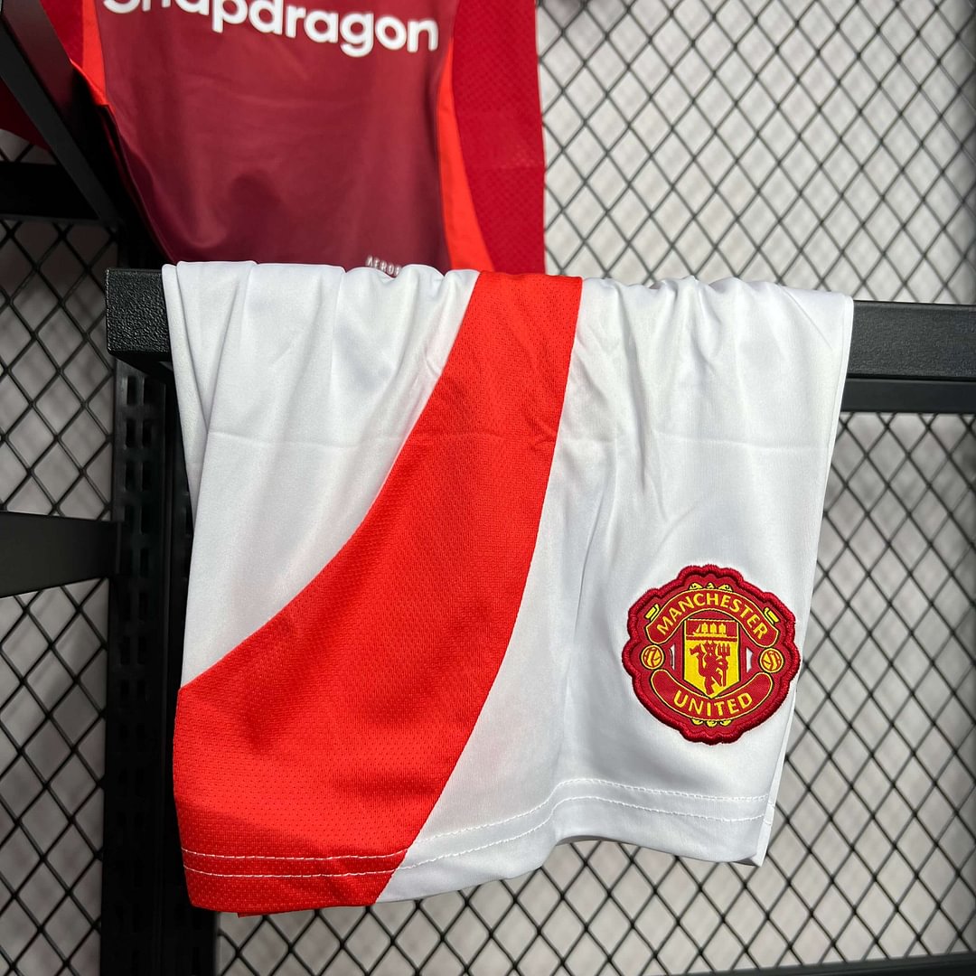 2024/2025 Manchester United Home Football Shirt Kids size