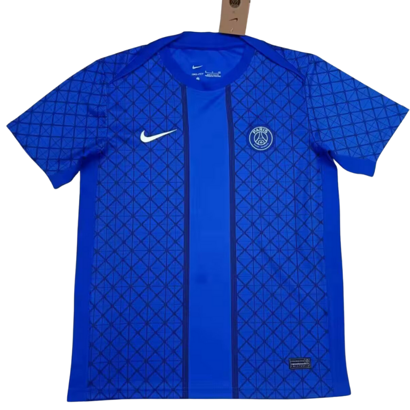 25/26 Paris pre match training Blue Jersey(Fans version)