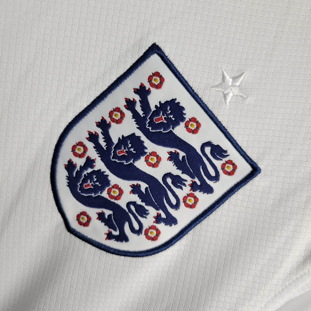 2024 England Long Sleeve Home Football Shirt