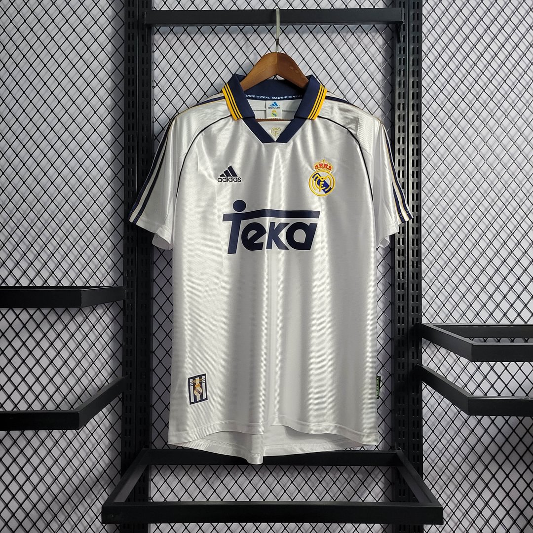 1998/2000 Real Madrid Retro Home Football Shirt