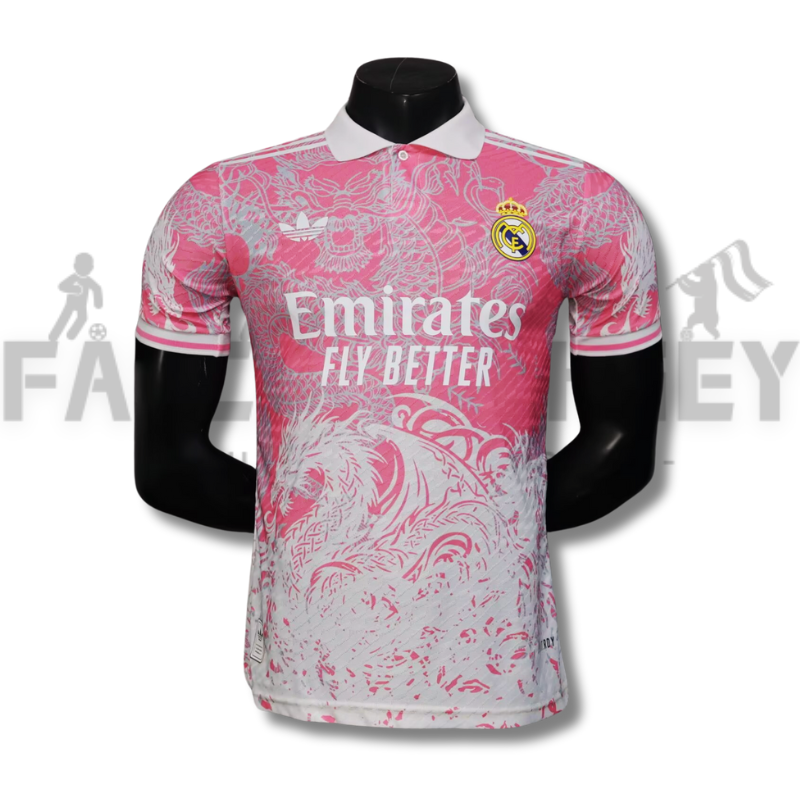 25/26 Real Madrid Pink Dragon Special Jersey(Player Version)