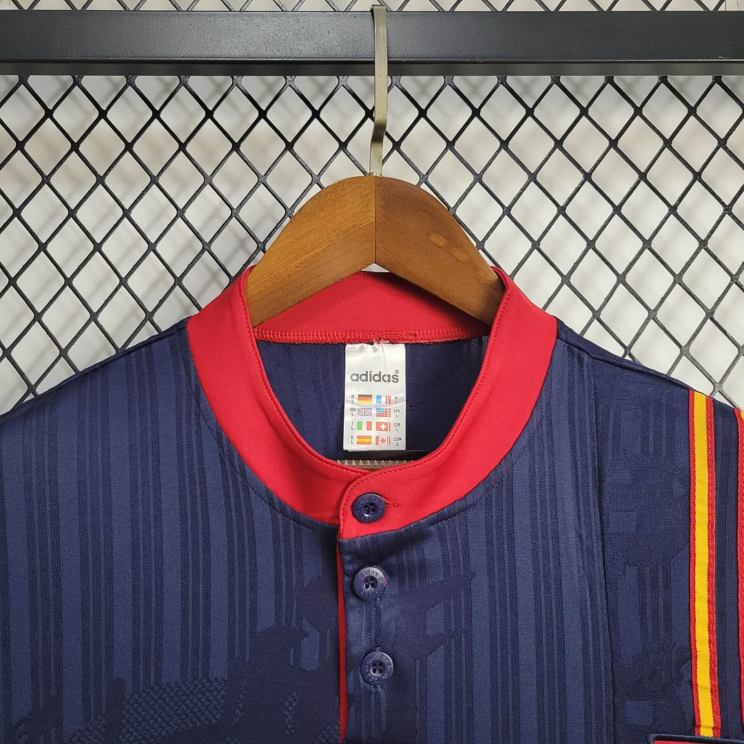 1996 Spain Retro Away Football Shirt