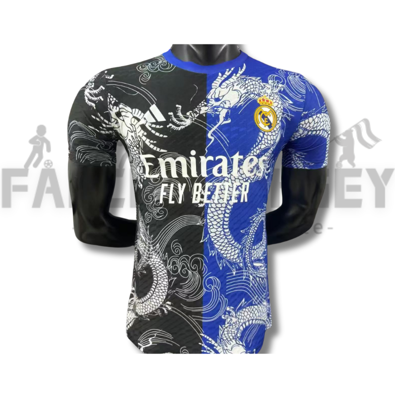 2025/2026 Real Madrid Black and Blue Special Edition Football Jersey For Player Version
