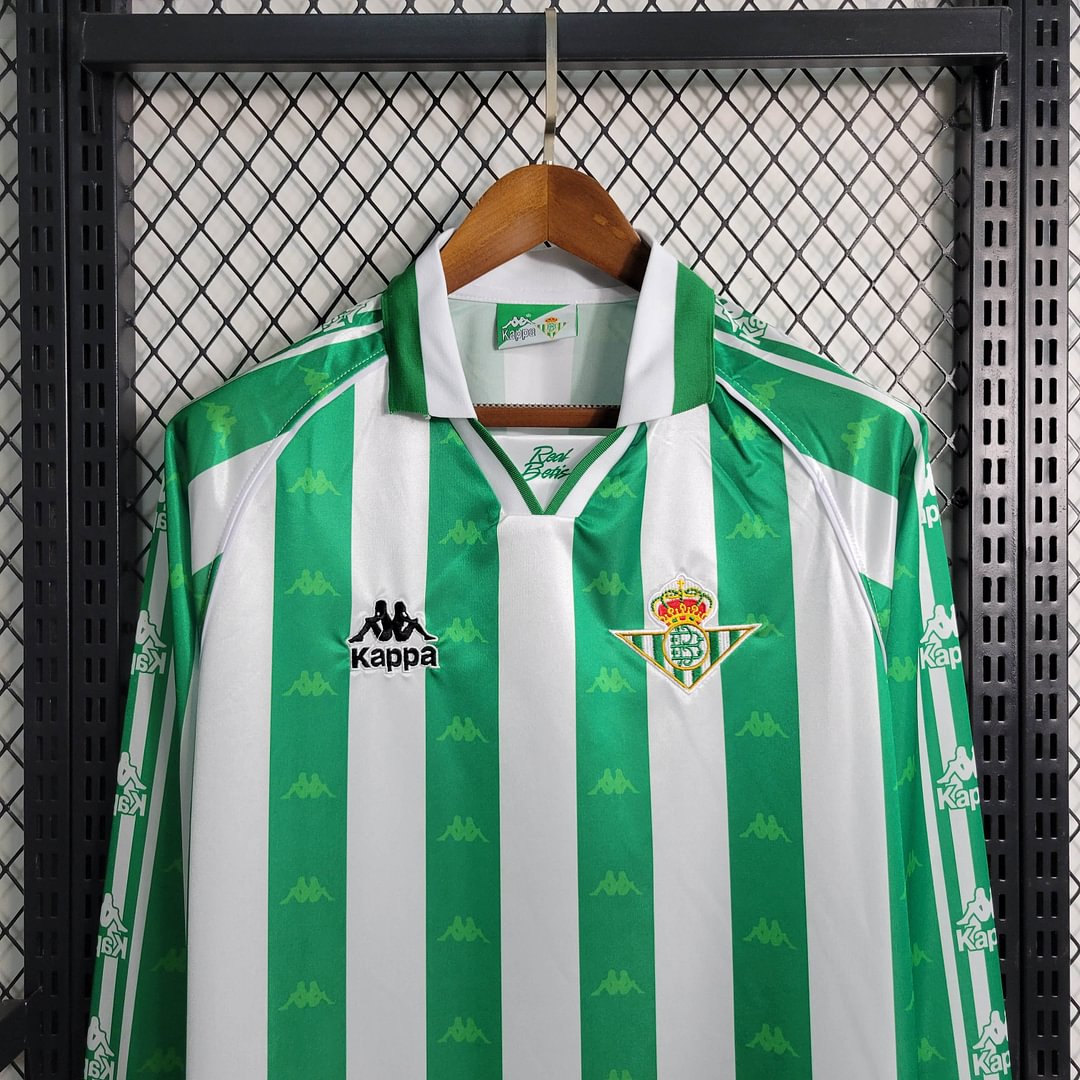 1995/1997 Real Betis Retro Long Sleeve Home Football Shirt( Fans Edition )