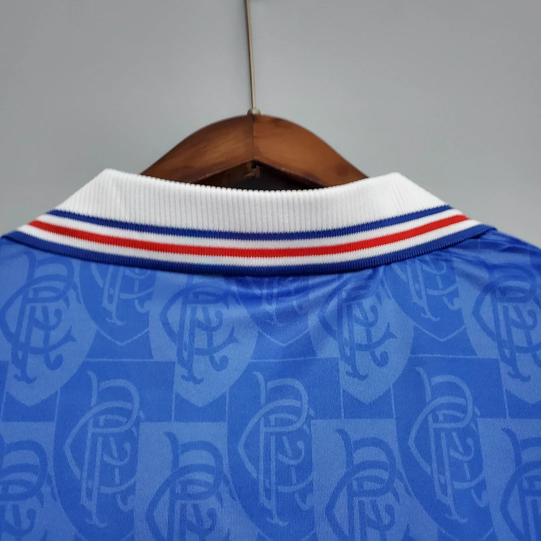 1996/1997 Retro Rangers Home Football Shirt( Fans Edition )