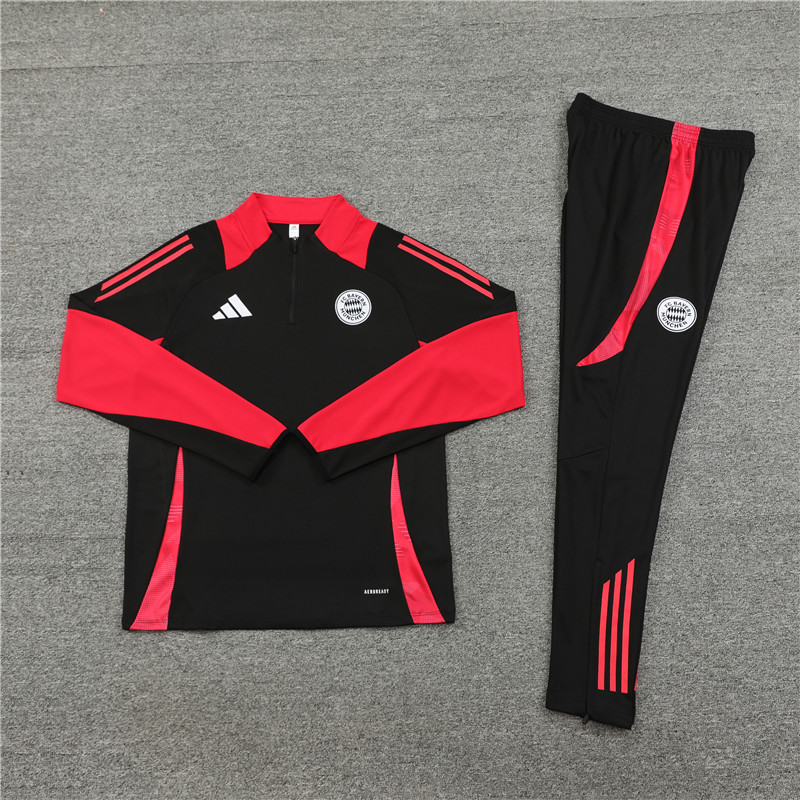 2024/2025 Bayern Pre-match Training Black Football Jersey For Player Version