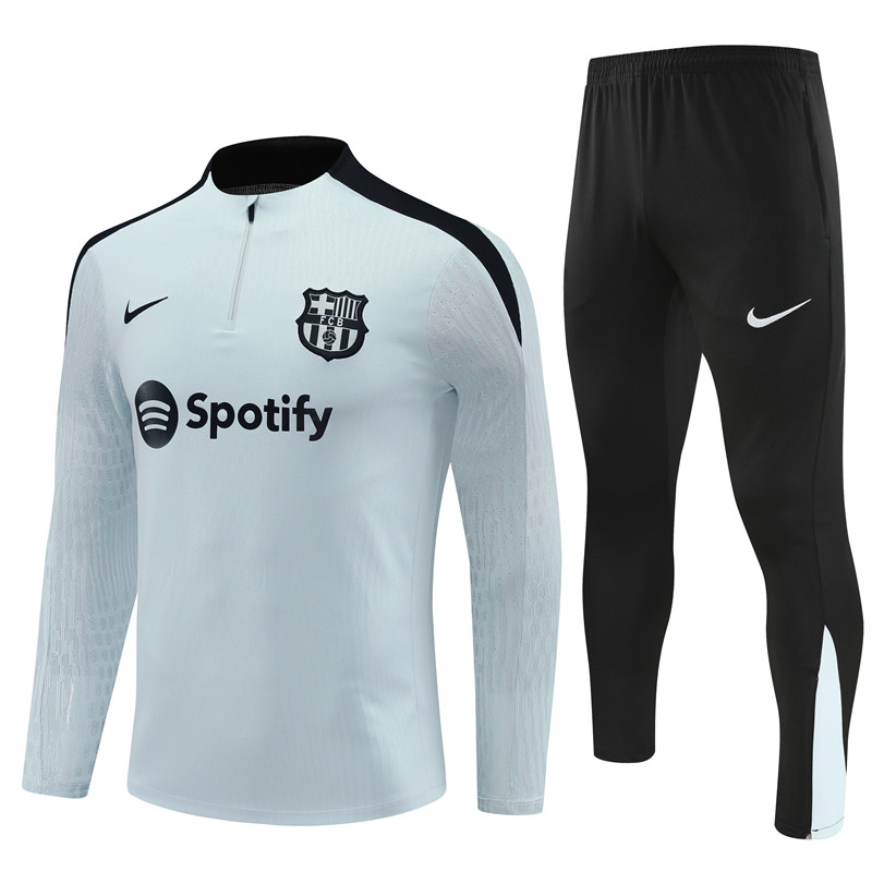 2024/2025 Barcelona Grey Half-Pull Training Suit