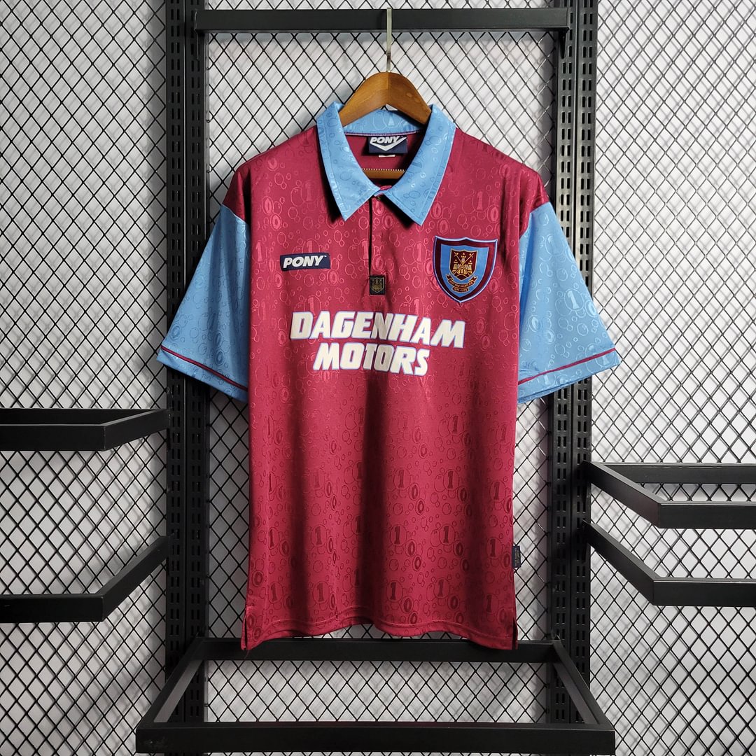 1995/1997 Retro West Ham United Home Football Shirt( Fans Edition )