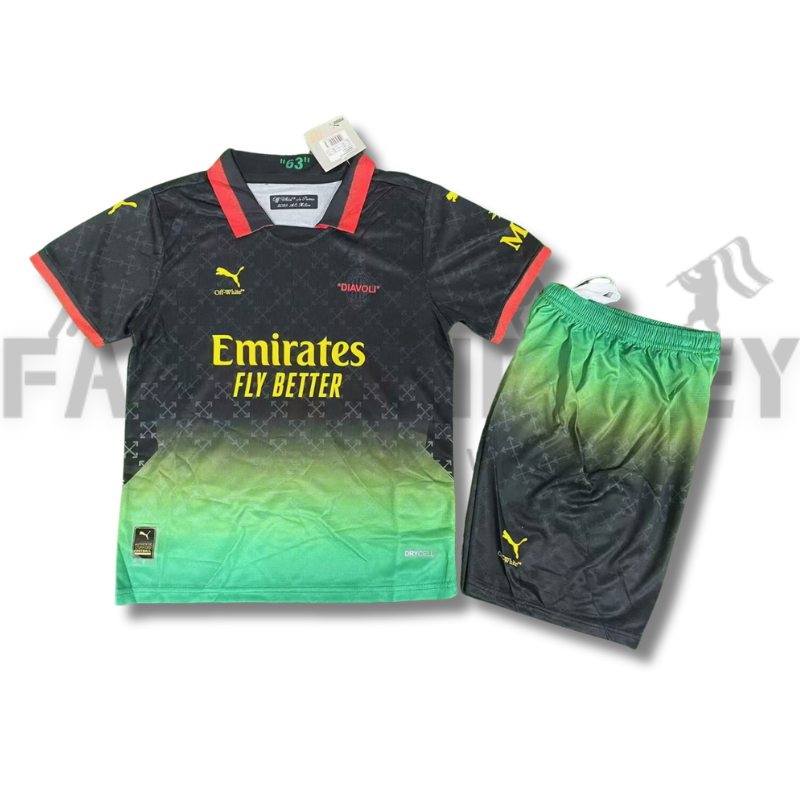 2025/2026 AC Milan 3th Away Football Shirt (For Kids)