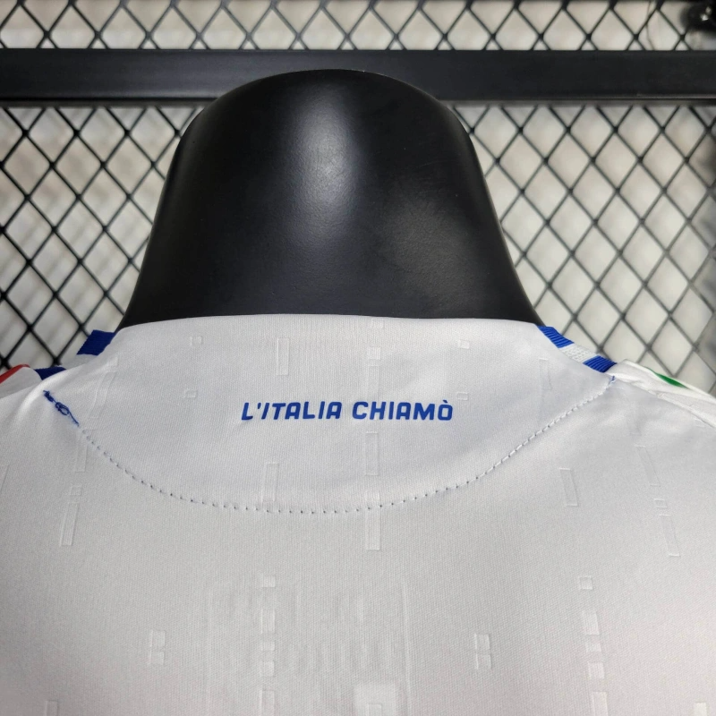 2024 Italy Long Sleeve Away Football Shirt(Player Version )