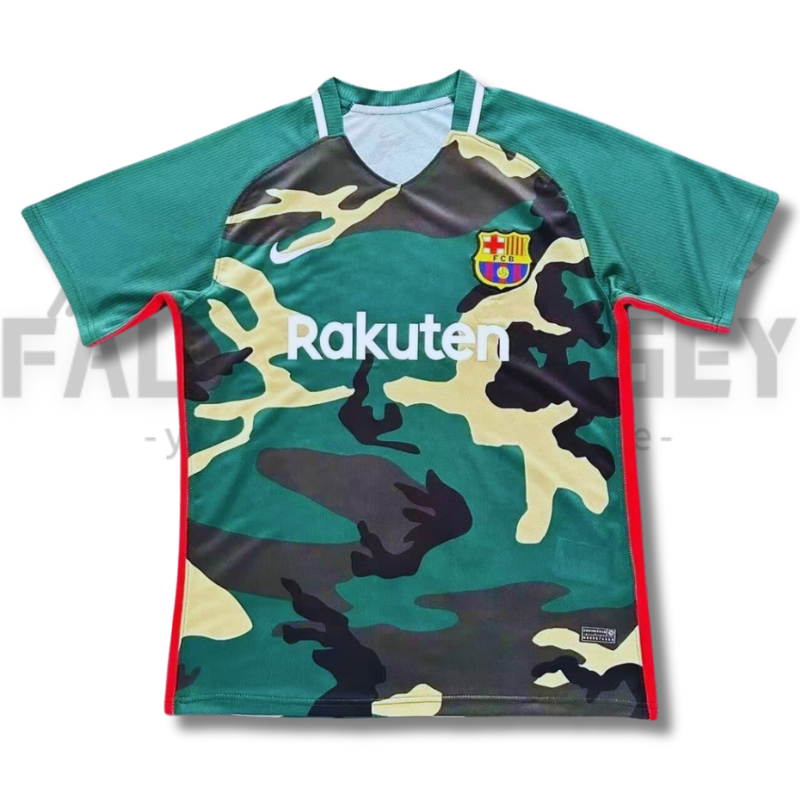 24-25 Barcelona Green Camo Version Jersey (Fans version)