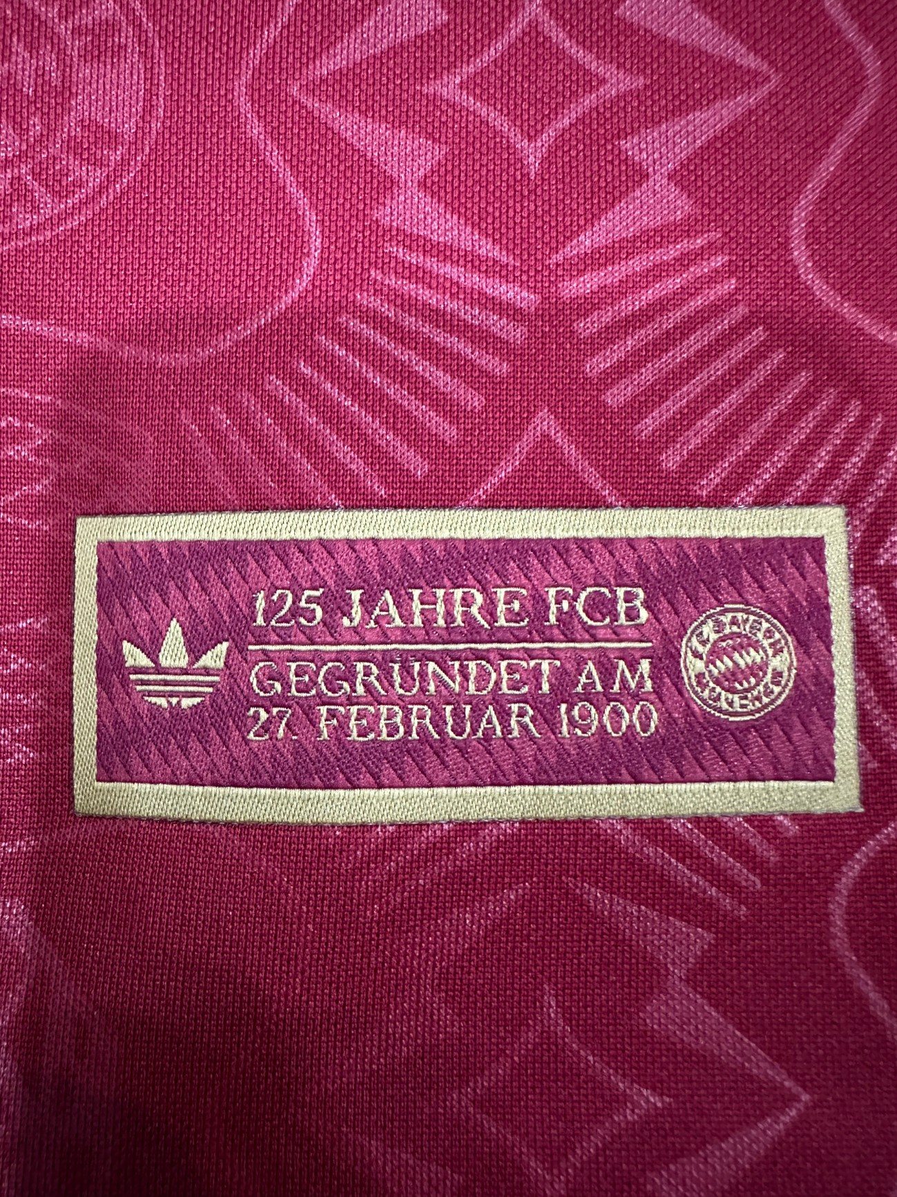 25/26 Bayern 125th Anniversary Red Football Shirt (Fans version)