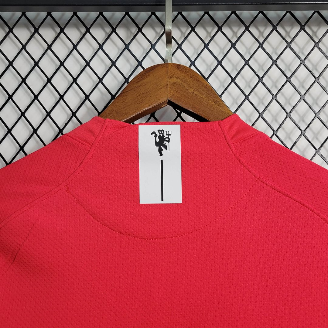 2007/2008 Manchester United Long Sleeve Retro Home Champions League Final Football Shirt