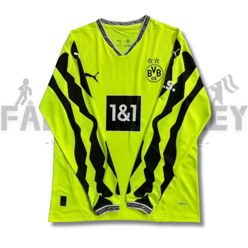 2025/2026 Dortmund Fluorescent Green Special Long sleeve Jersey(Fans Version)