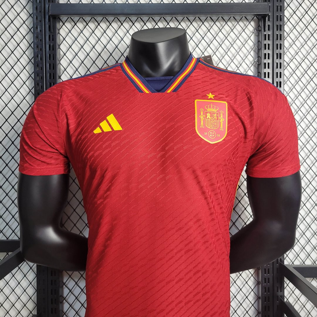 2022 Spain Home Football Shirt ( Player Edition )