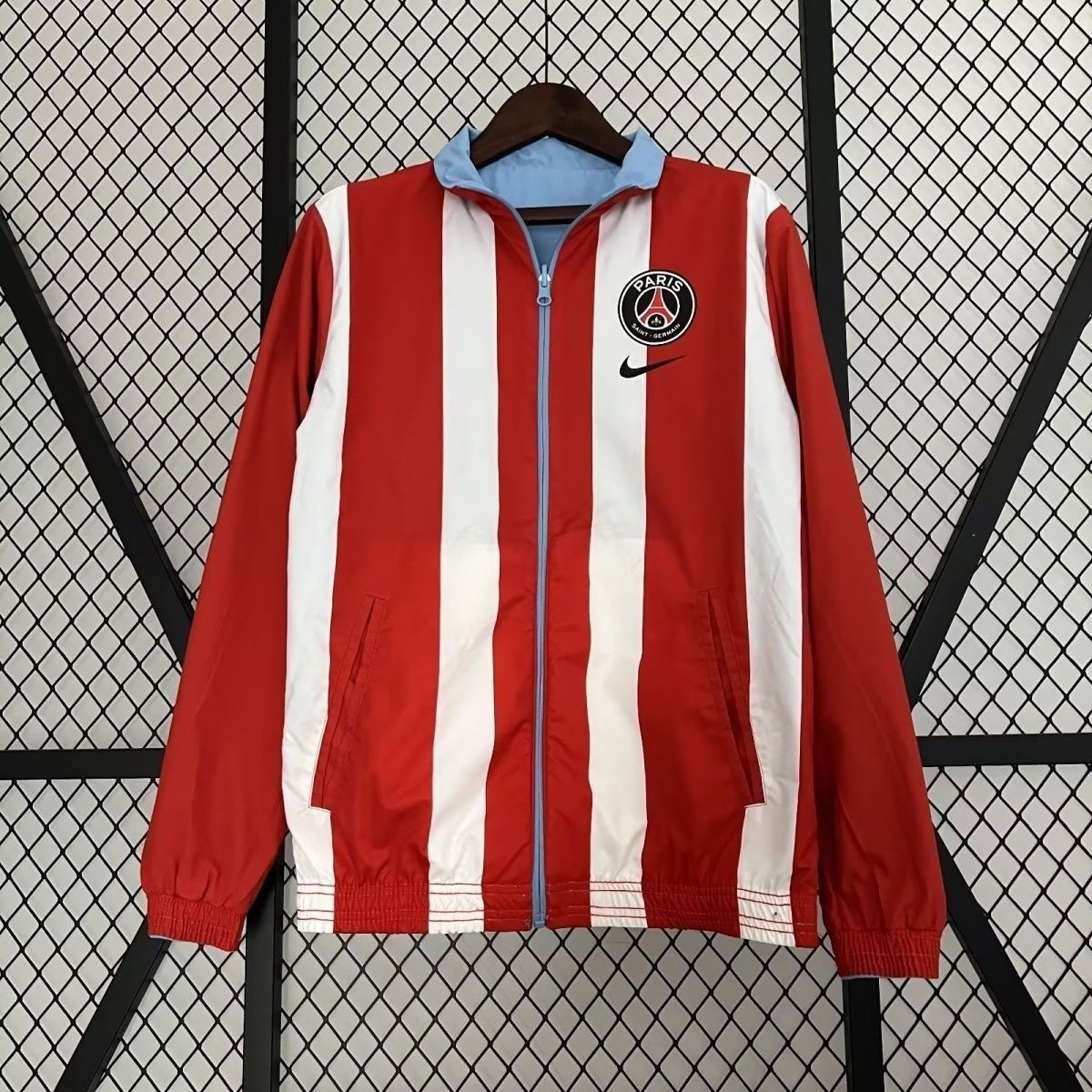 2024/2025 Paris Reversible (red-blue) Windbreaker Football Shirt
