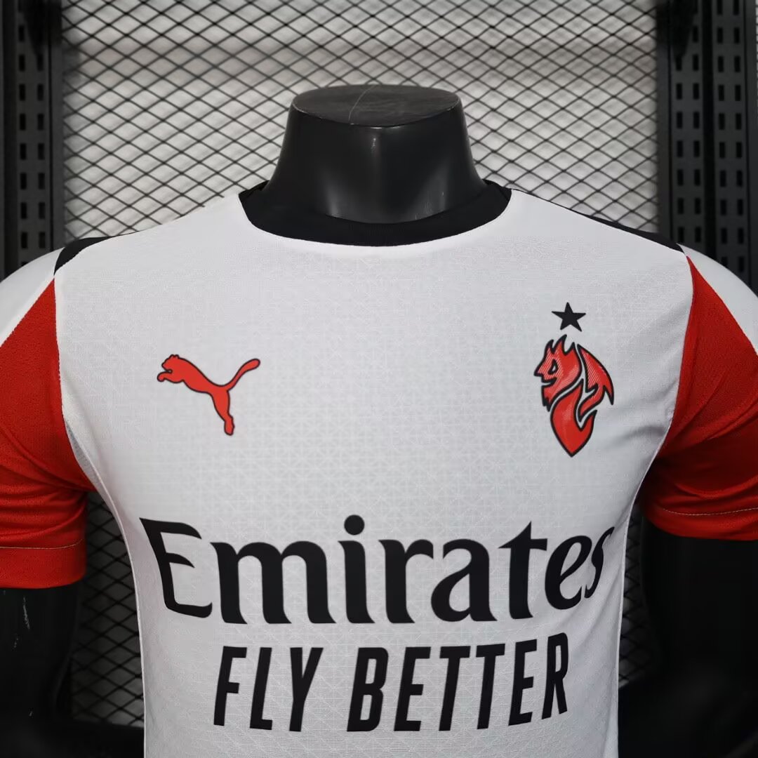 2025/2026 AC Milan Away Football Shirt For Player Version