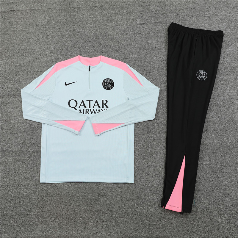 2024/2025 Paris Saint-Germain Training Light Grey Player Edition Jersey
