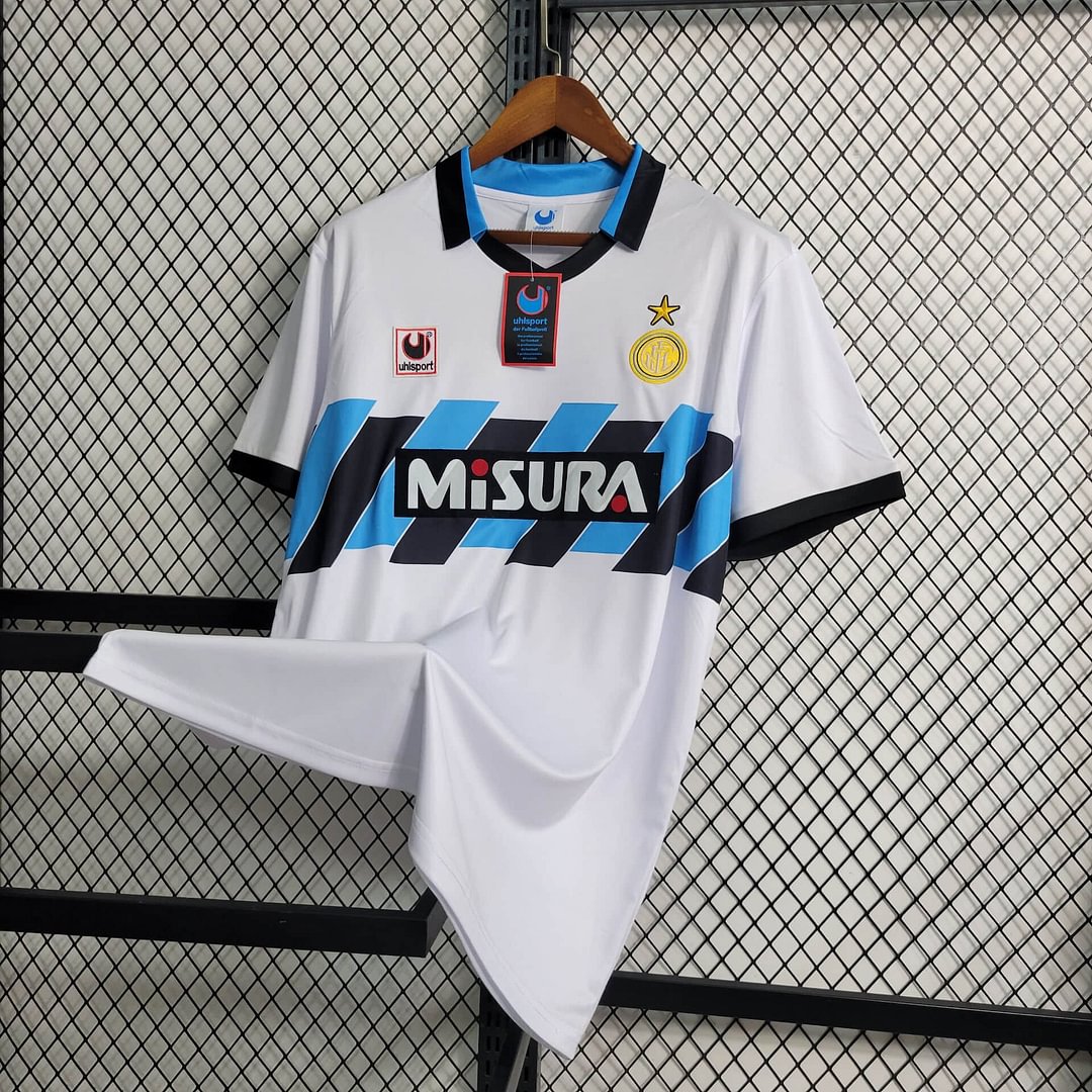 1990/1991 Retro Inter Milan Away Football Shirt