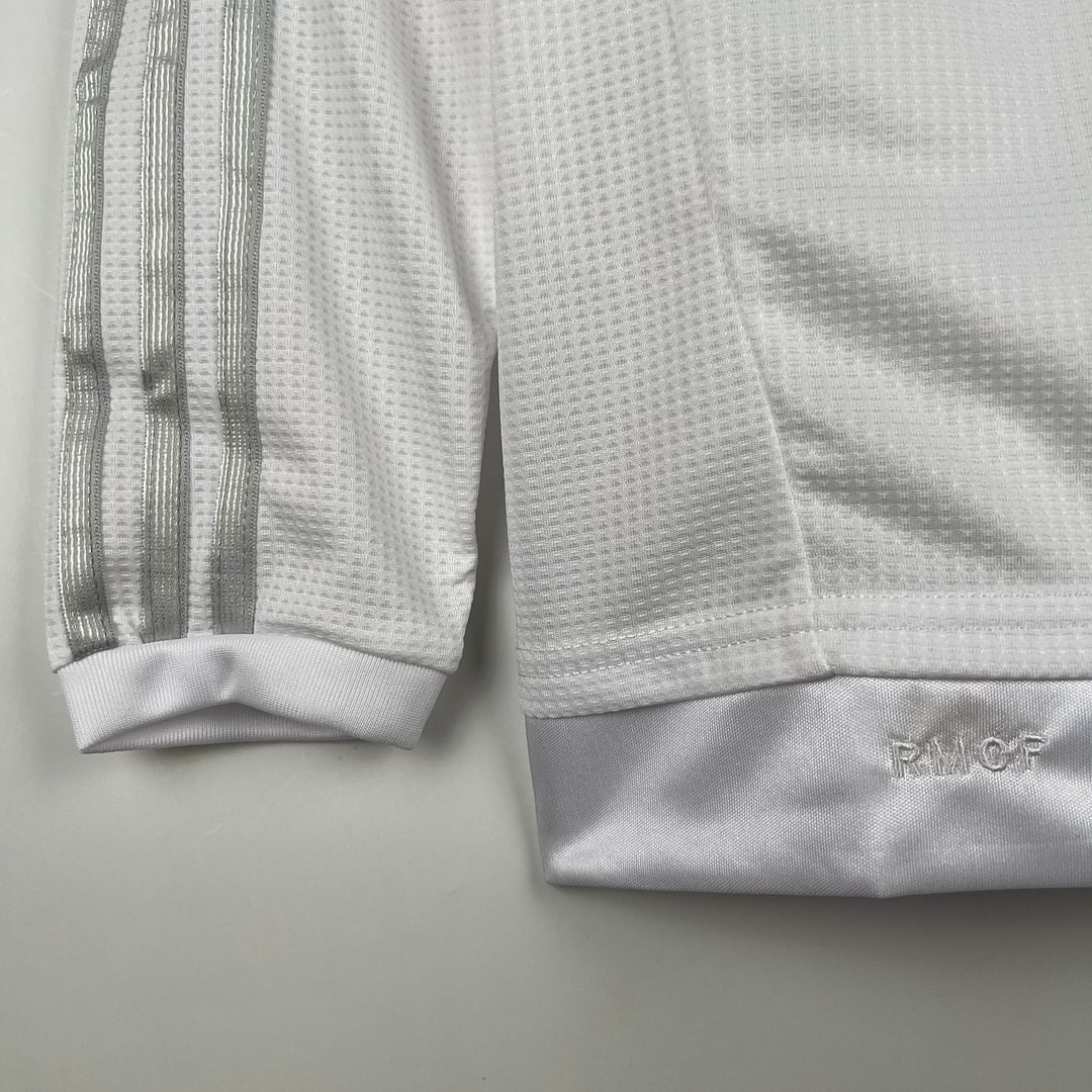 2015/2016 Real Madrid Retro Long Sleeve Home Football Shirt