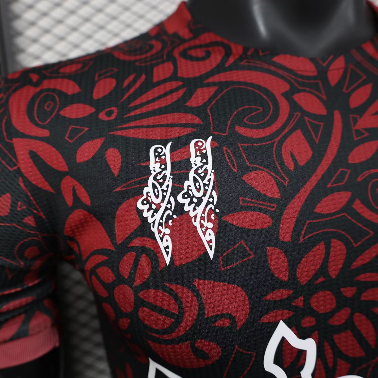 2025/2026 Palestine Red Pre match training uniform Jersey( Player Edition )