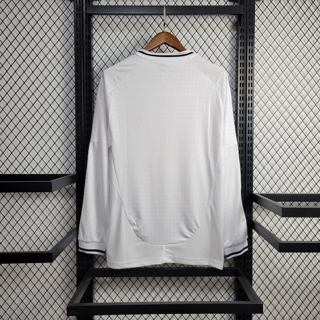 2024/2025 Real Madrid Home Long Sleeve Football Shirt