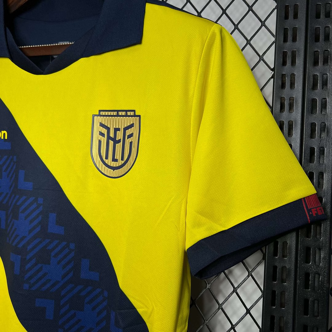 2024 Ecuador Home Football Shirt( Fans Edition )