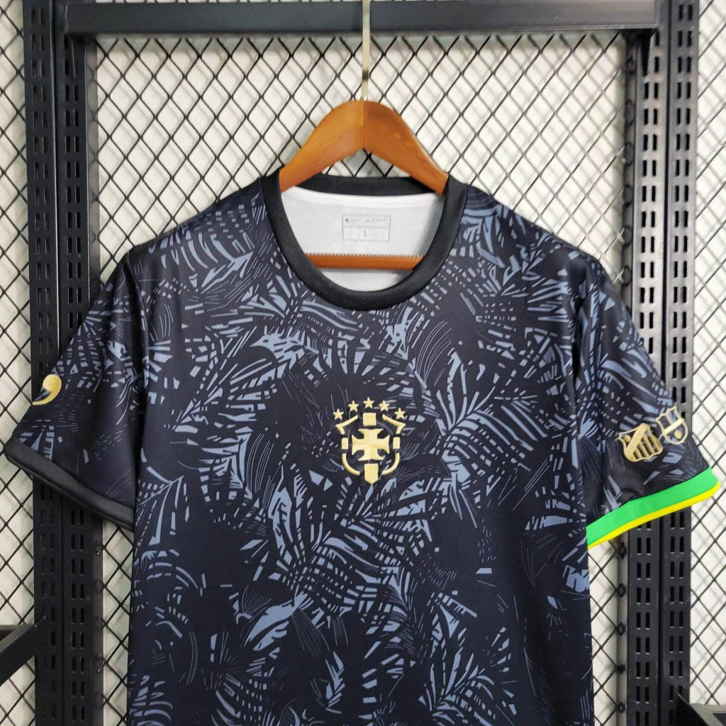 2023 Brazil Special Edition Black Football Shirt( Fans Edition )