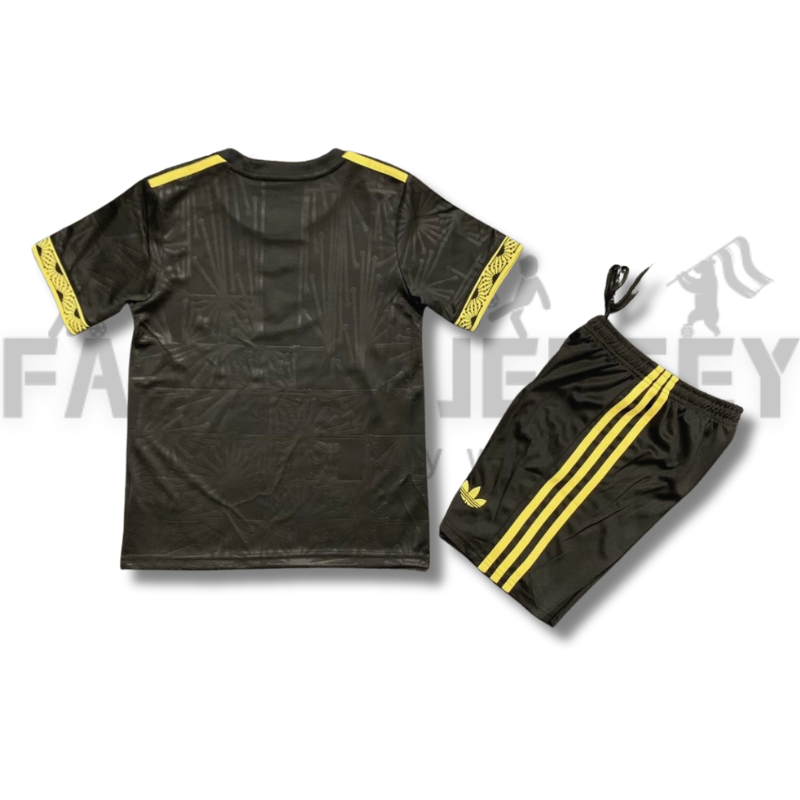 2025/2026 Mexico Concacaf Gold Cup Black Special Edition Football Shirt For Kids