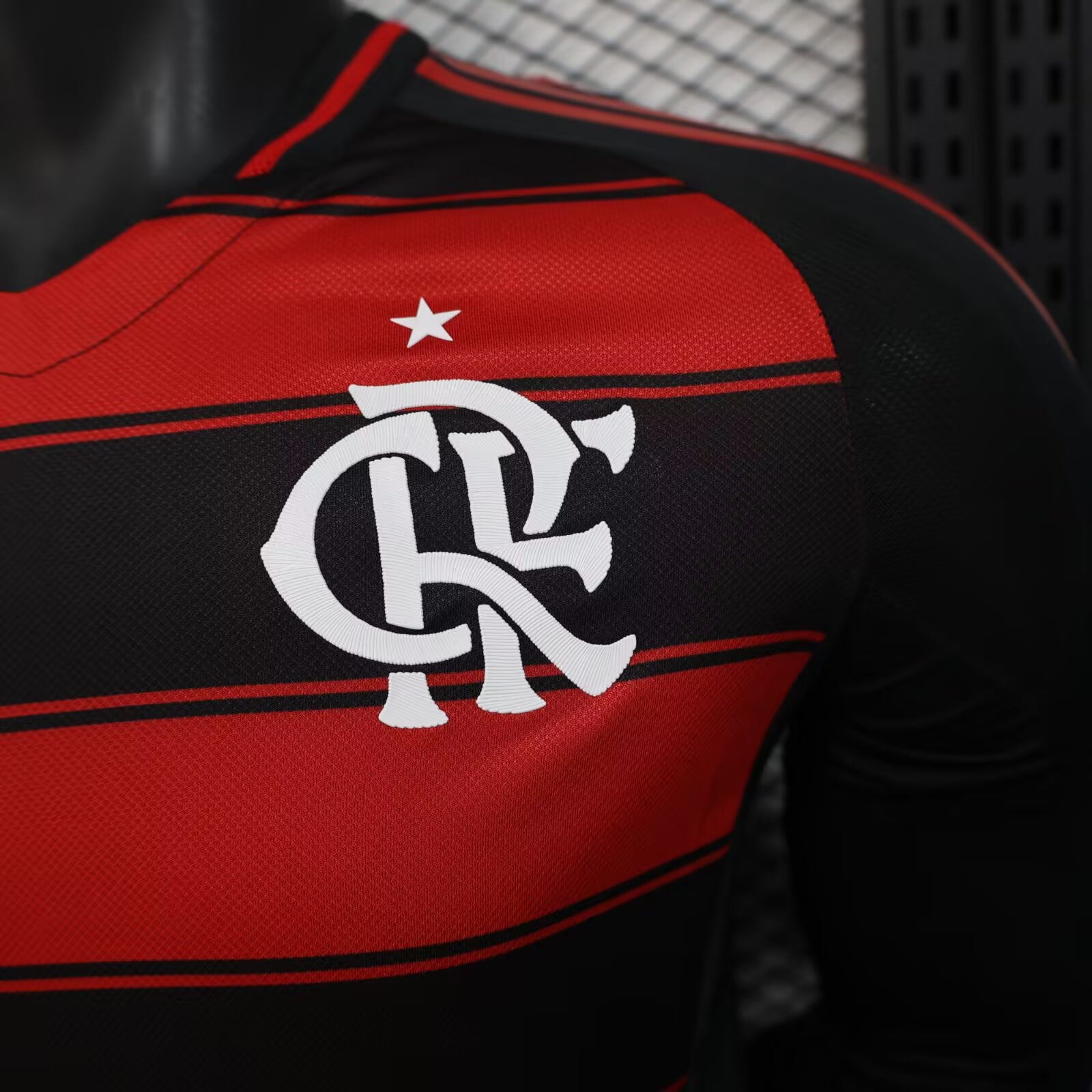 2025/2026 Flamengo Home Long Sleeve Jersey(Player Version)