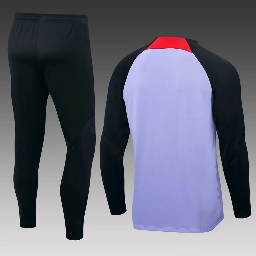 2022/2023 Liverpool Half-Pull Training Suit Purple Football Shir