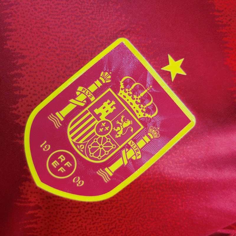 2024 Spain Home Football Shirt(Player Version )