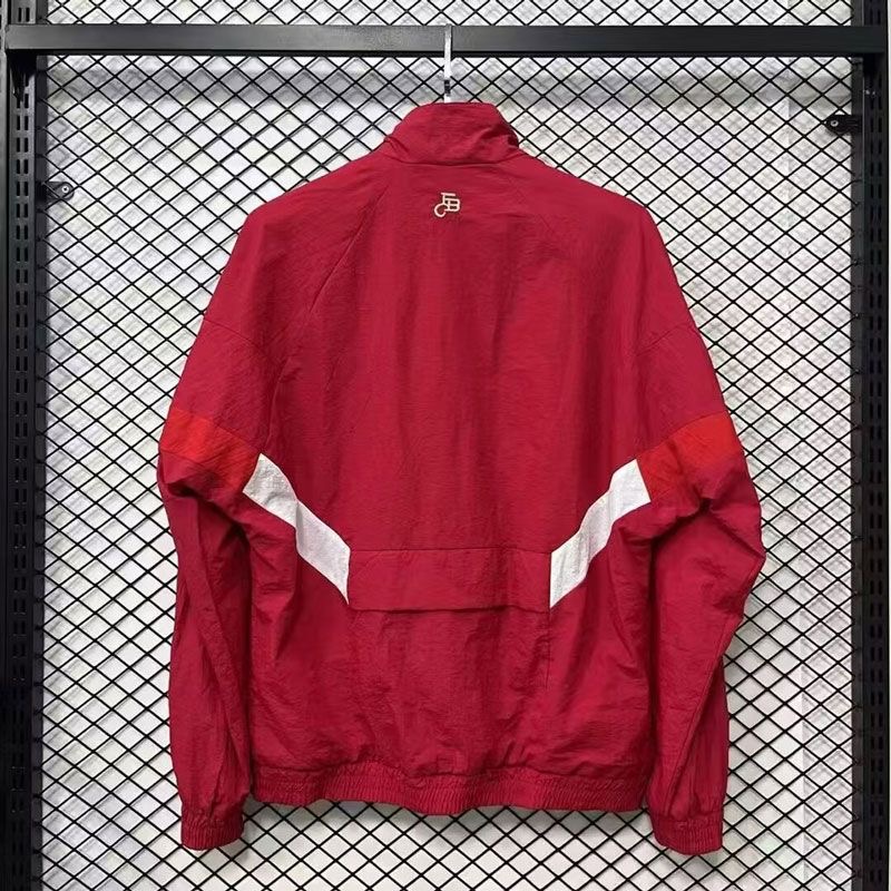 25/26 Bayern Munchen Red Windbreaker Football Shirt