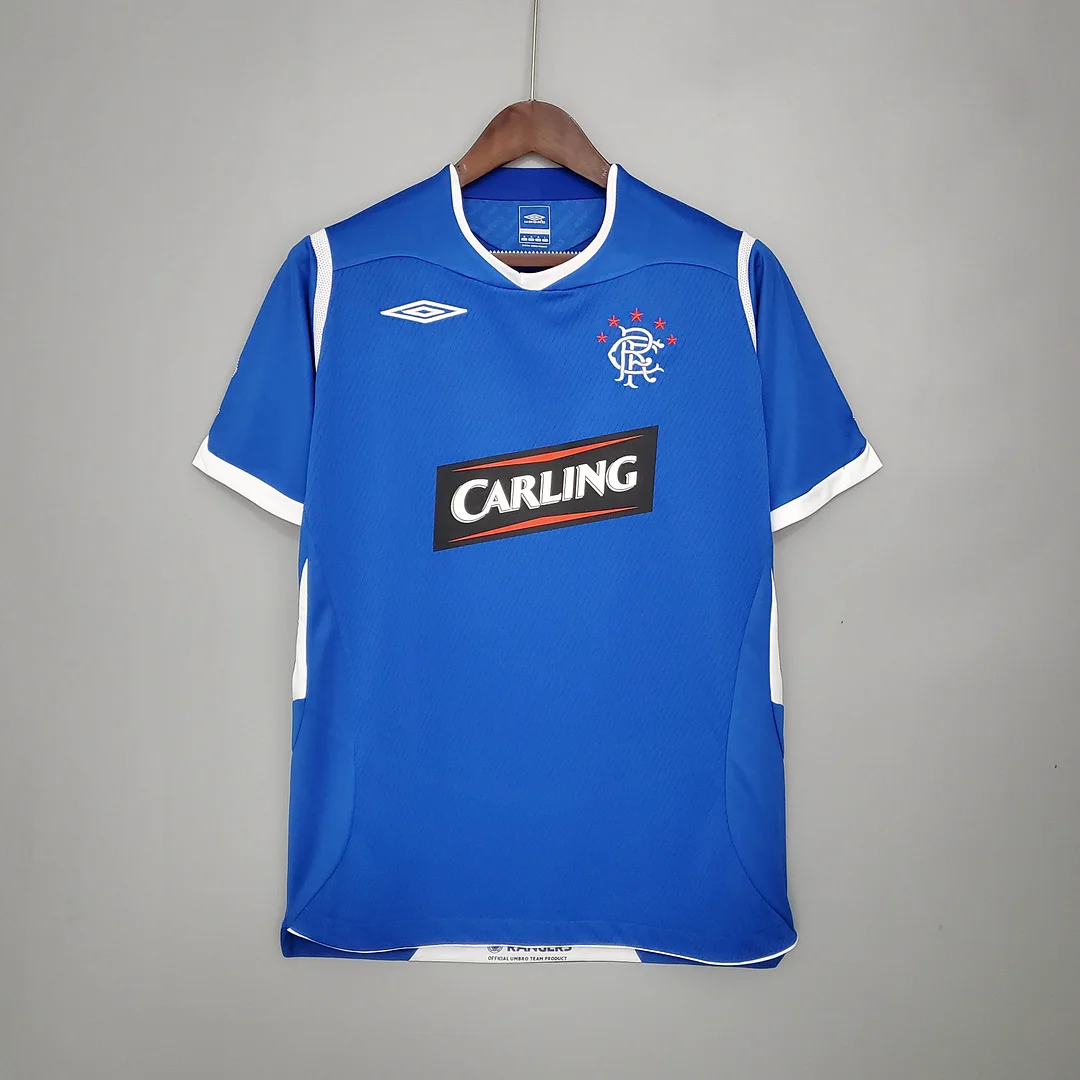 2008/2009 Retro Rangers Home Football Shirt( Fans Edition )