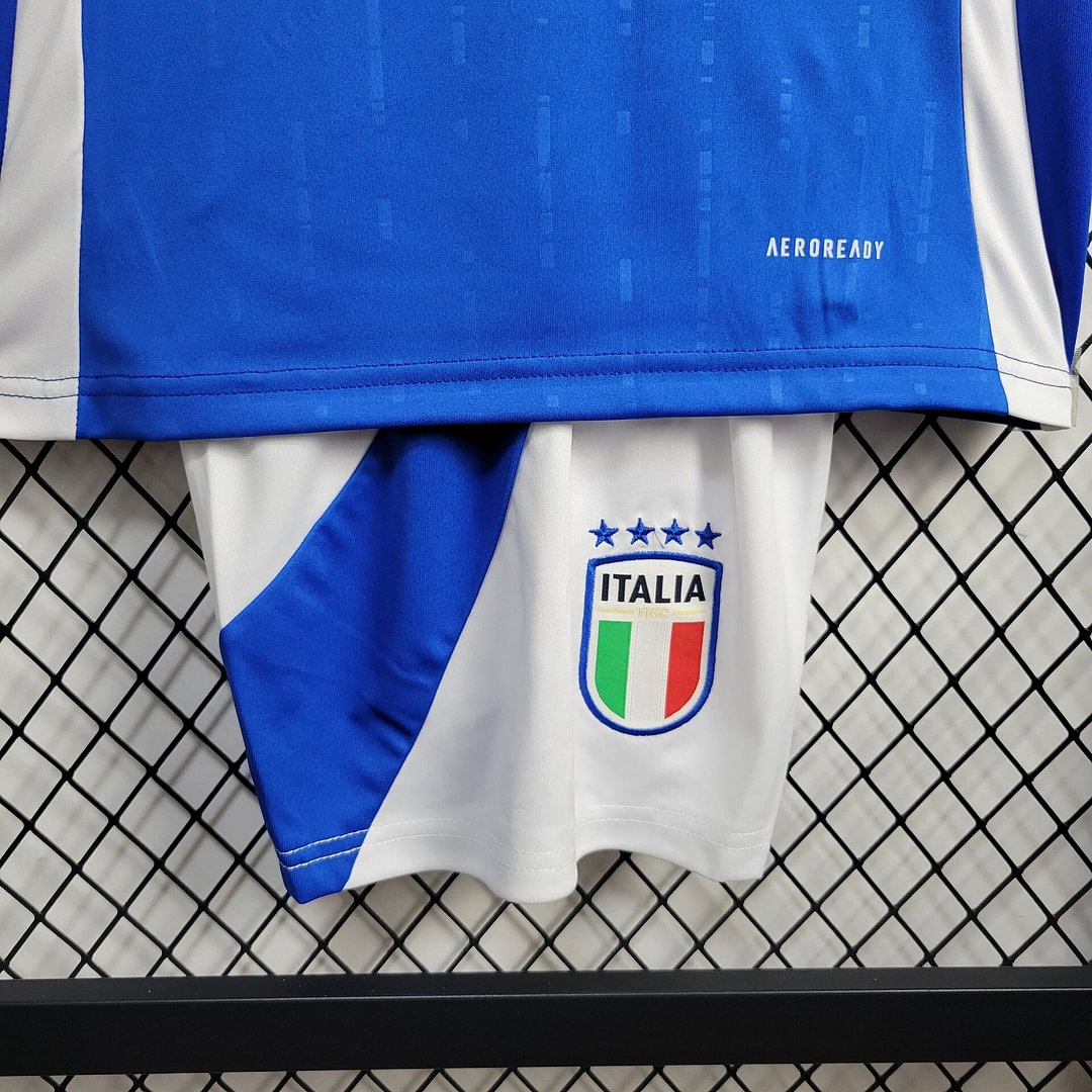 2024 Italy Home Football Shirt Kids