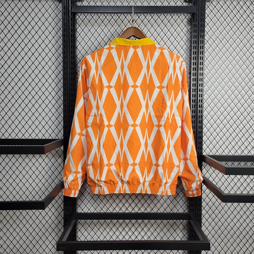 2024 Ivory Coast Reversible Windbreaker(Yellow-Orange) Football Shirt