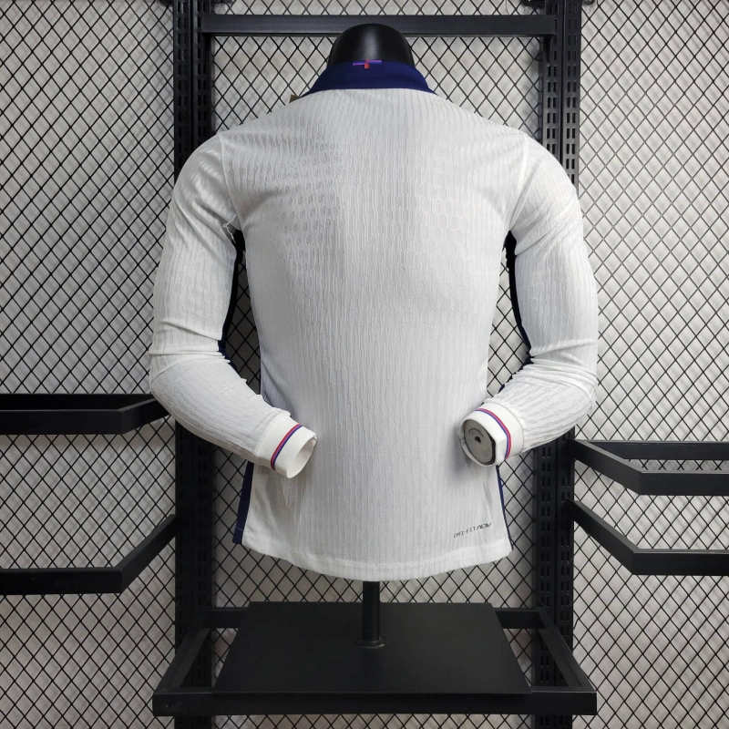 2024 England Long Sleeve Home Football Shirt ( Player Edition )