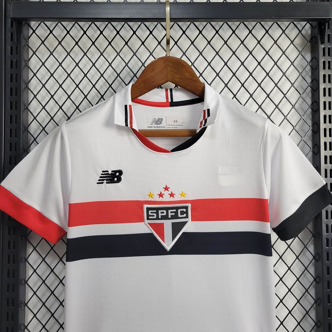 2024/2025 São Paulo Home Football Shirt Kids Size (1:1 copy top quality)