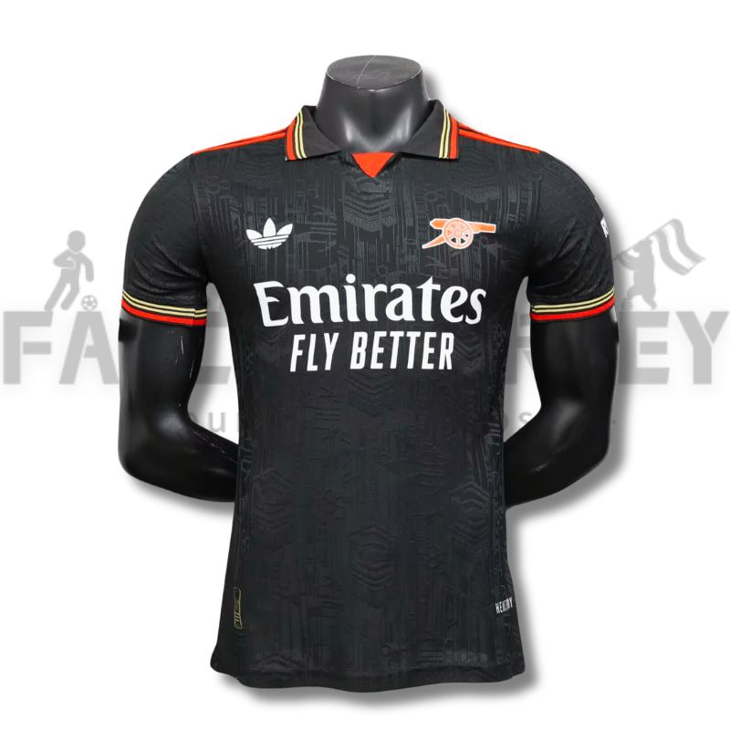 2025/2026 Arsenal Black Special Edition Football Jersey For Player Version
