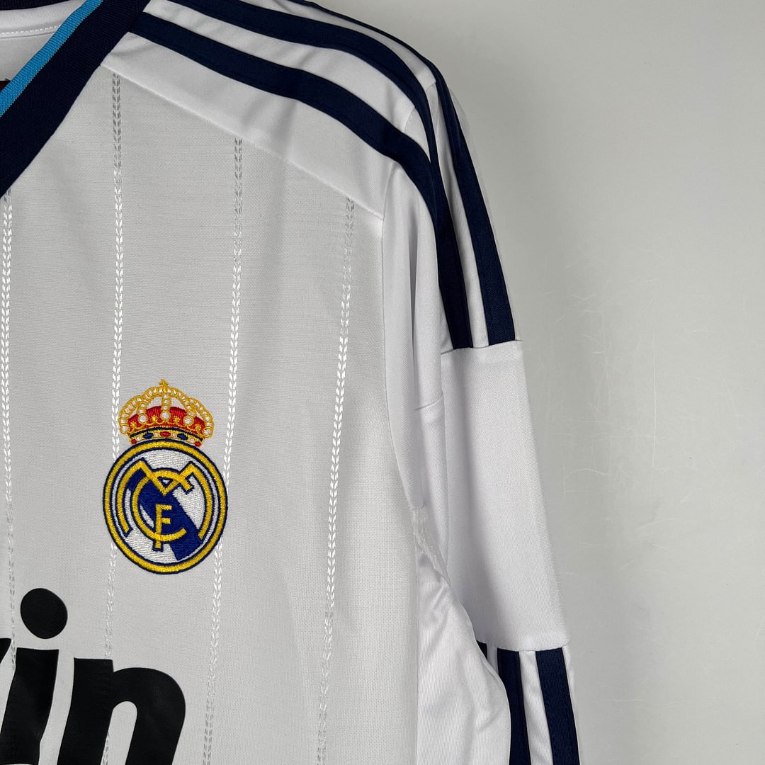 2012/2013 Real Madrid Retro Long Sleeve Home Football Shirt