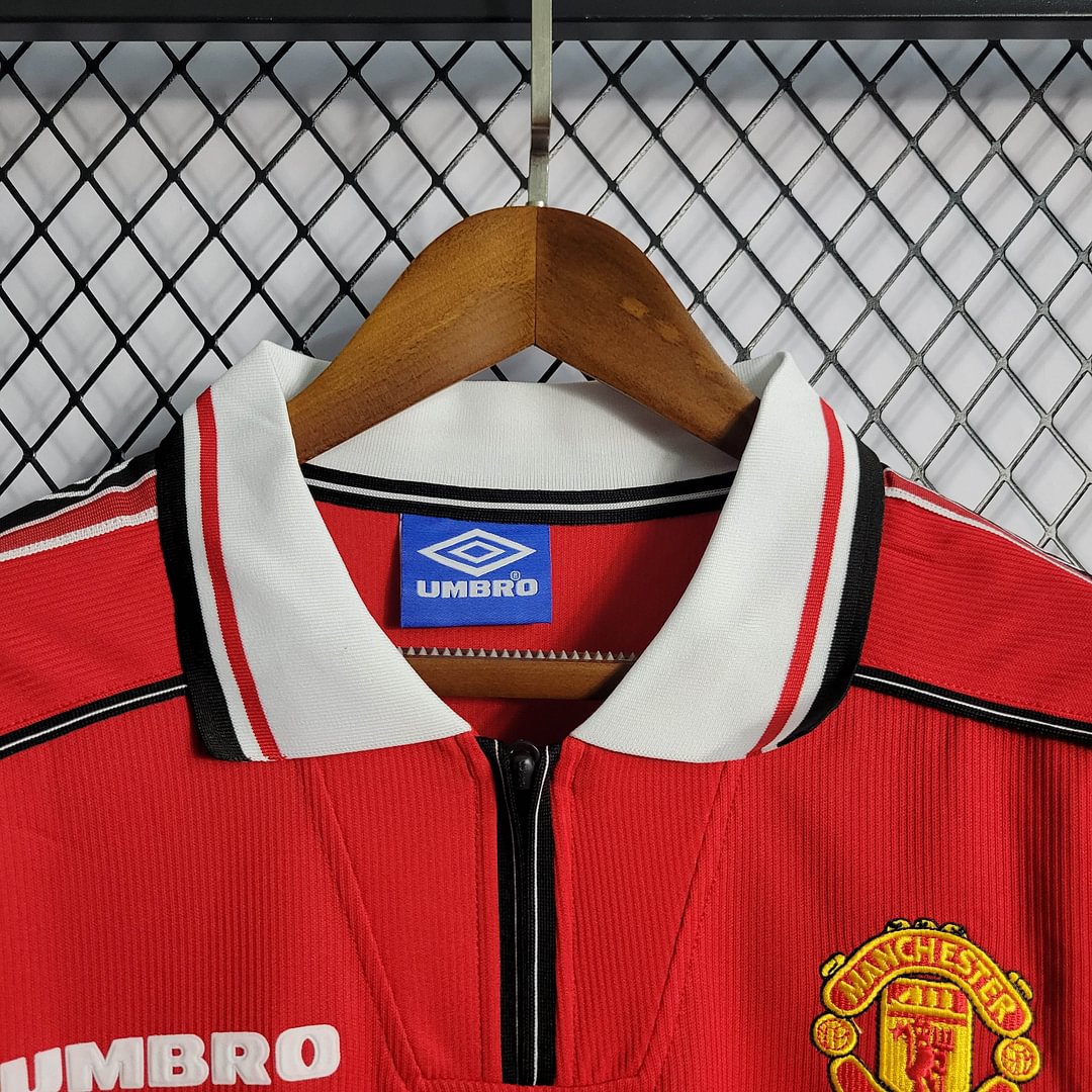 1998/1999 Manchester United Retro Home Football Shirt