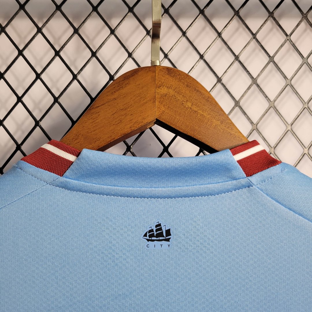 2022/2023 Manchester City Home Football Shirt For Fans Version