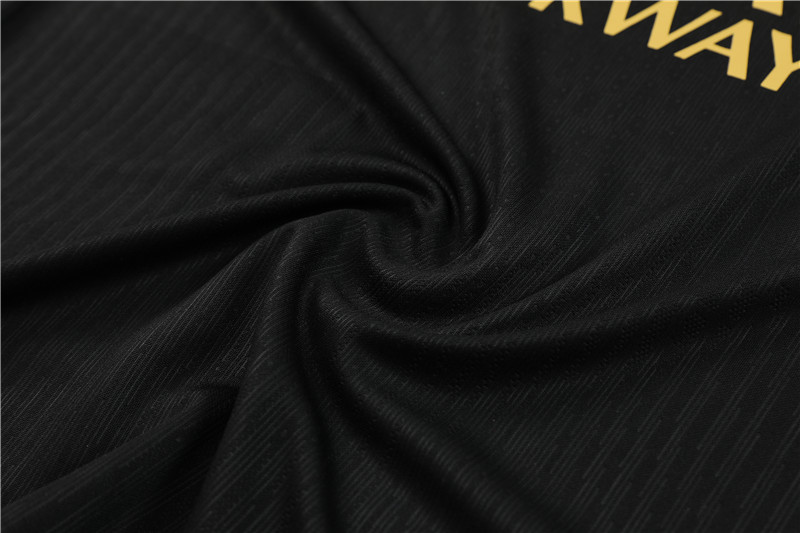 2024/2025 Paris Saint-Germain Black Gold Half-Pull Training Suit Player Edition