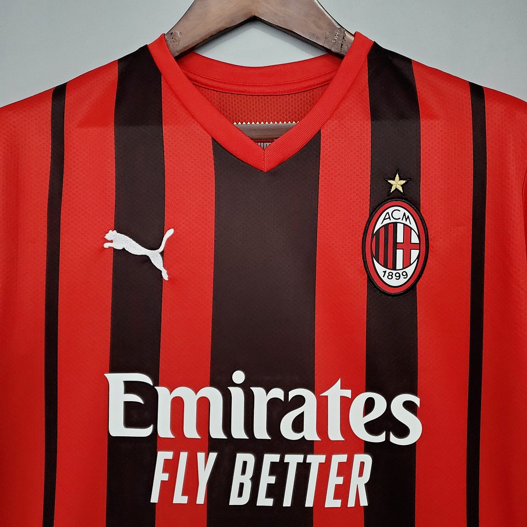 2021/2022 AC Milan Home Football Shirt